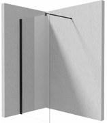 Paravan de dus Deante Kerria Plus negru mat 90x200 cm