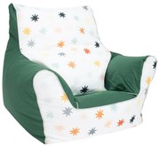 Fotoliu pentru copii New Baby umplut cu bile, verde