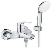 Baterie cada cu dus Grohe Eurosmart 2022,set dus inclus,crom,gama profesionala-33302003