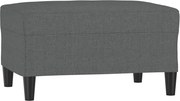 vidaXL Taburet, gri închis, 70x55x41 cm, material textil