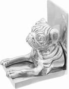 vidaXL Suporturi pentru cărți 2 pcs Argintiu 12 x 15 x 18 cm Aluminiu