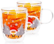 Pahare termo 4Home Mug Santa Hot&Cool 270 ml, 2 buc.