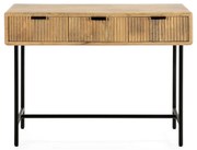 Masă consolă în culoare naturală din lemn de mango 38x100 cm Mundra – MOME