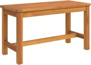 vidaXL Bancă de grădină 80x35x45 cm, lemn masiv de acacia