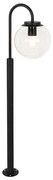 Felinar modern negru cu plastic 104 cm IP44 - Sfera