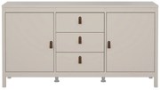 Comodă grej 152x80x38 cm Madrid – Tvilum