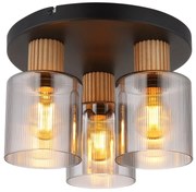 Plafoniera sticla fumurie ALEIDIS 3L