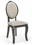 Scaun Velo tapitat bej/negru - H96