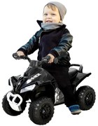 HOMCOM Porteur Copii Quad 18-36 Luni dim. 67L x 38l x 44H cm Efecte Luminoase și Sonore Negru | Aosom Romania