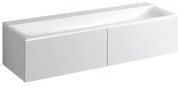 Dulap baza pentru lavoar suspendat Geberit Xeno2 alb 2 sertare 160 cm