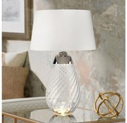 Lampă LED de masă Elstead LENA-TL-L-SMOKE-OWSS LENA 1xE27/40W/230V 74 cm alb