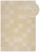 Covor din lână bej 230x160 cm Checkerboard - Flair Rugs