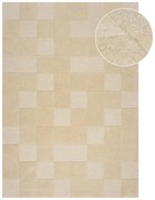 Covor din lână bej 290x200 cm Checkerboard - Flair Rugs