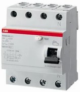 Intrerupator de curent rezidual 25A 30mA 4 poli FH204AC ABB