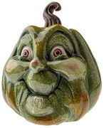 Decorațiune de toamnă Dovleac cu față, 27 x 30 cm,magneziu