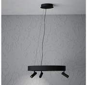 Lustră LED dimabilă pe cablu Eglo 390053 BRUSCOLI 3xLED/8W/230V +3xLED/8,5W + telecomandă