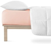 Cearceaf roz deschis din jerseu cu elastic 200x200 cm Boxspring – Andrea Simone