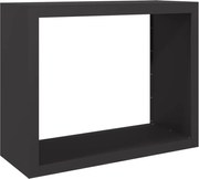 vidaXL Rastel pentru lemne de foc, negru, 100x40x80 cm, oțel
