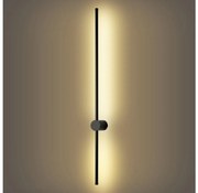 Brilagi - Aplica LED de exterior AURA LED/20W/230V 3000K IP54 negru