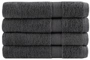 vidaXL Prosoape de saună SOLUND 4 buc. antracit 80x200 cm 600 gsm