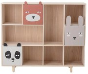 Bibliotecă de copii din lemn de paulownia 107x89.5 cm Calle - Bloomingville Mini