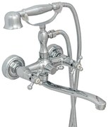 Baterie cada pipa lunga mobila montare perete crom lucios TRENDY S