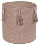 Coș de depozitare din material textil ø 30x30 cm Woody – Lorena Canals