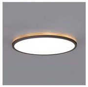 Plafonieră LED cu senzor pentru baie NIVERA LED/24W/230V IP54 d. 30 cm negru + telecomandă