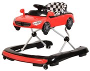 Premergator Reglabil in 3 Trepte NOVOKIDS™ Super Cabrio Car, 3 in 1, Transformabil in Antemergator si Masinuta copii, Pliabil, Cu Melodii si lumini,