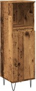 vidaXL Dulap de baie, lemn vechi, 30x30x100 cm, lemn prelucrat