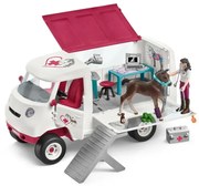 Clinică veterinară mobilă cu iapă și veterinar Schleich 42439