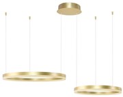 Lustra cu 2 inele LED si telecomanda HALO PENDANT GO 80+60 CCT