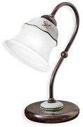 Veioza design clasic cu decor ceramic realizat manual FERRARA