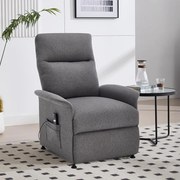 Fotoliu de relaxare reglabil electric Catini ELYSIO gri închis