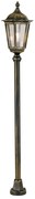 Stalp iluminat exterior stil clasic IP43 H140 Puchberg AL 11K/82576 schwarz-gold/rauch OR