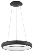 Lustra LED design modern circular ALBI 32W negru NVL-8105620