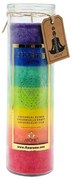Lumânare parfumată înaltă Arome Chakra forța  universală, 320 g
