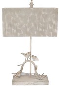 Lampa Shabby Chic Birds metal si rasina h 63 cm