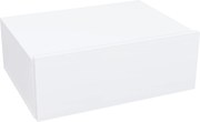 HOMCOM Noptieră Suspendată cu Sertar din PAL, 40x30x15 cm, Alb | Aosom Romania
