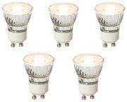 Set de 5 becuri LED GU10 Dimmabile 35mm 4W 200 lm 2700K