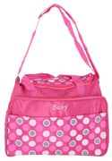 Geanta bebe NOVOKIDS™ Baby Bag atasabila la carucior, Maner detasabil, Capacitate mare, Roz