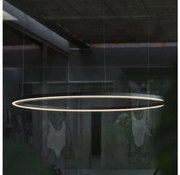Lustră LED pe cablu Ideal Lux ORACLE SLIM LED/53W/230V 2700K d. 90 cm negru