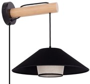 Spot-Light 8932174 - Lampă de perete AMIGO, 1xE27/25W/230V, finisaj stejar