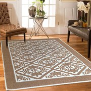 Covor tesut din Bumbac, maro, 60x150 cm, CBB302