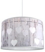 Lustră pe cablu HEART 1xE27/60W/230V