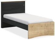 Pat pentru camera copii, Colectia Black (120x200 cm)