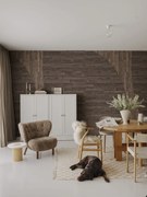 Tapet Woodline, Teak, Rebel Walls