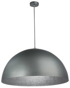 Lustră pe cablu SFERA 1xE27/60W/230V d. 35 cm gri/argintiu