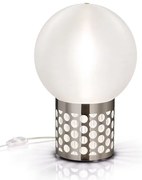 Veioza design Glam Retro realizata manual Atmosfera Medium Pewter