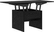 vidaXL Masă de cafea Stejar Negru 55 x 54,5 x 45 cm Lemn compozit